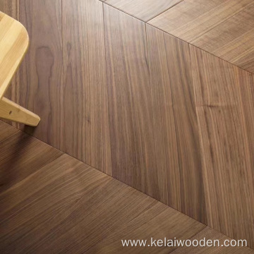 American walnut chevron fishbone hardwood flooring